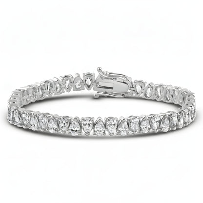 DIAMOR® Moissanite Pear Cut Bracelet
