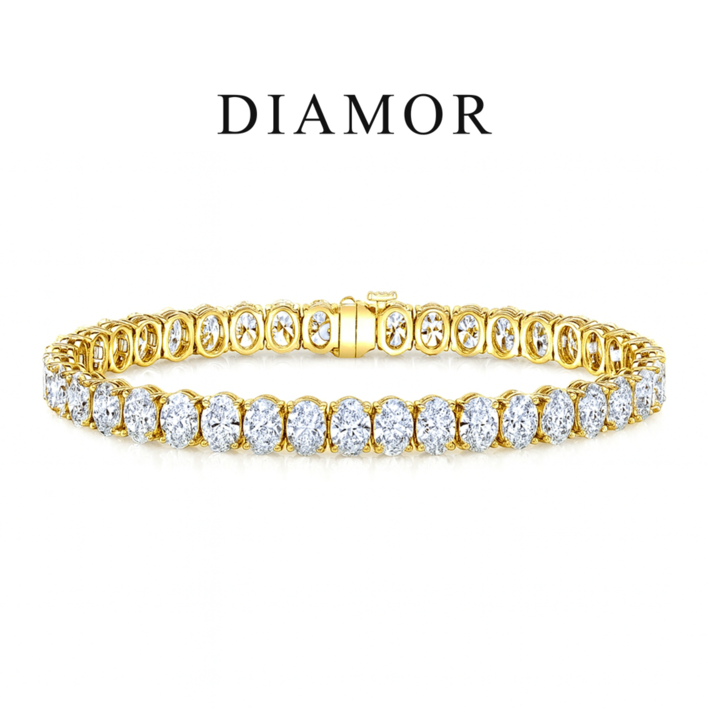 DIAMOR® Oval Tennis Bracelet