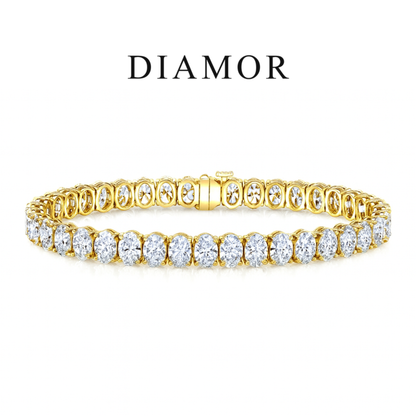 DIAMOR® Oval Tennis Bracelet