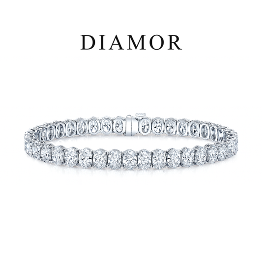 DIAMOR® Oval Tennis Bracelet