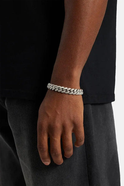 DIAMOR® 12MM ICED CUBAN LINK BRACELET