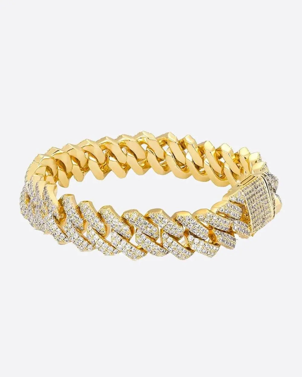 DIAMOR® CUBAN MIAMI PRONG 13MM Bracelet
